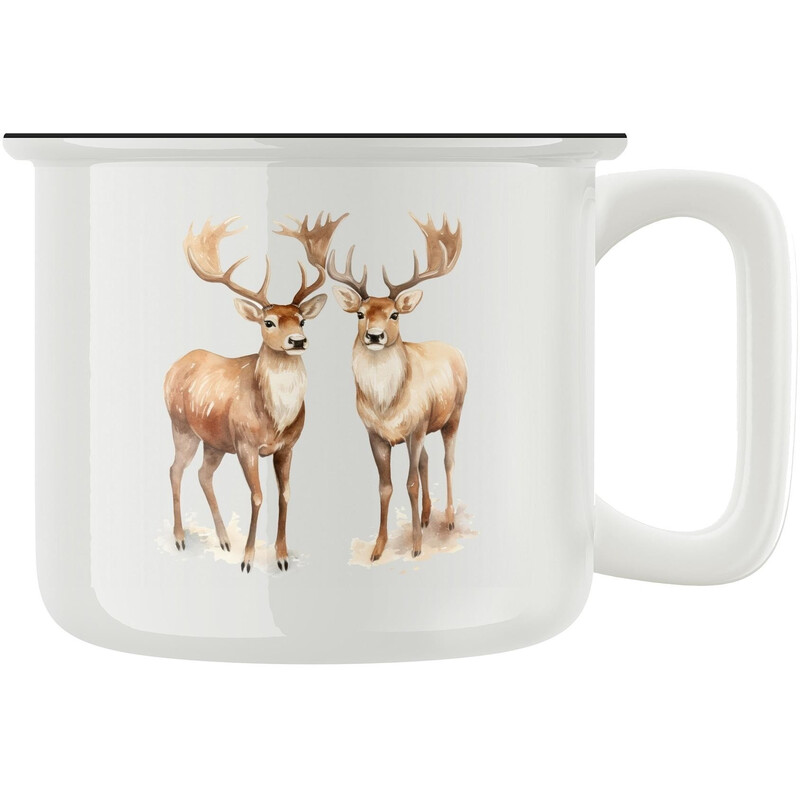 Keramický retro hrnek "Sobi"