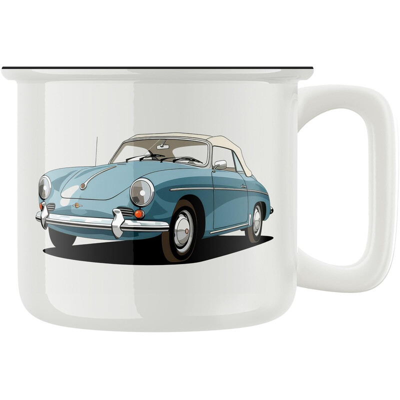 Keramický retro hrnek "Starý automobil"