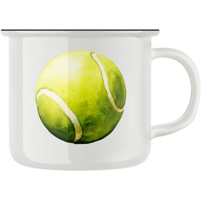 Keramický retro hrnek "Tenisový míček"