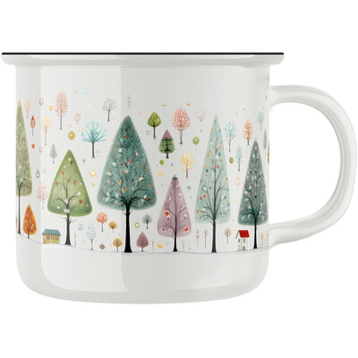 Keramický retro hrnek "Vánoční čas"