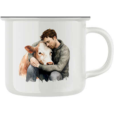 Keramický retro hrnek "Veganský hrnek"