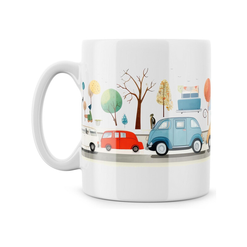 Hrnek "Auto naivní umění"