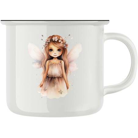 Keramický retro hrnek "Víla"