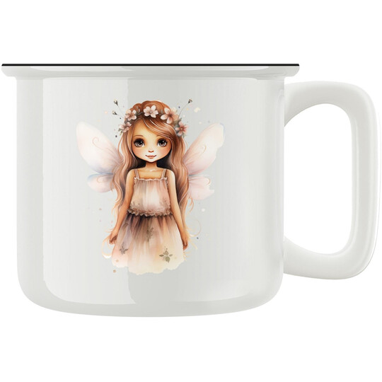 Keramický retro hrnek "Víla"