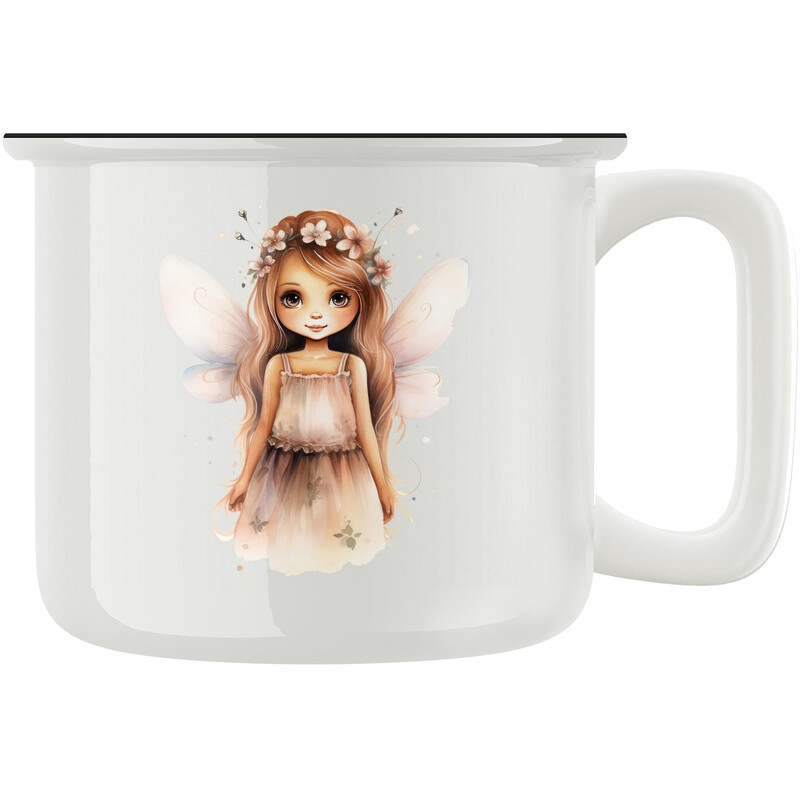 Keramický retro hrnek "Víla"