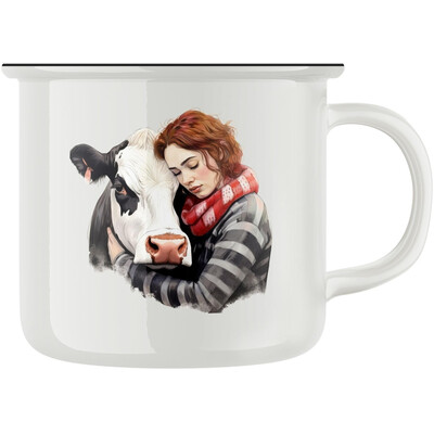 Keramický retro hrnek "Zvíře je kámoš