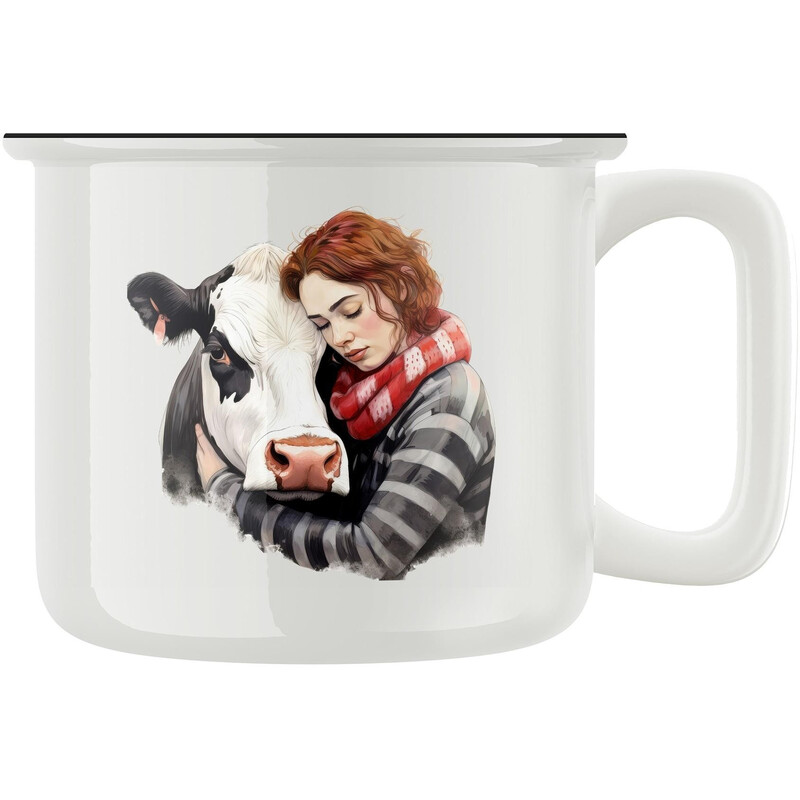 Keramický retro hrnek "Zvíře je kámoš