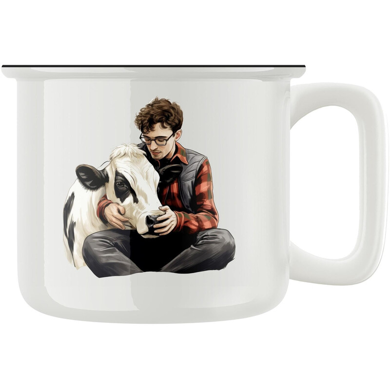 Keramický retro hrnek "Zvíře je kámoš"