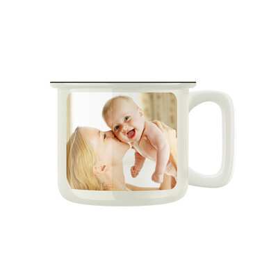 Keramický retro hrnek s vlastní fotografií