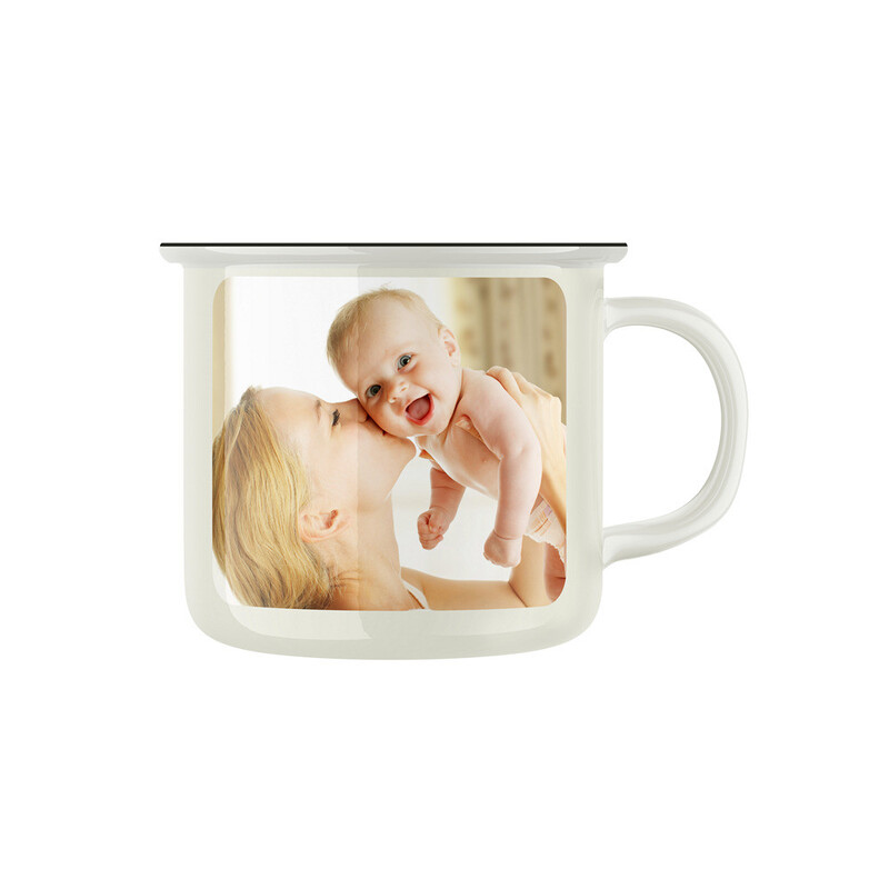 Keramický retro hrnek s vlastní fotografií