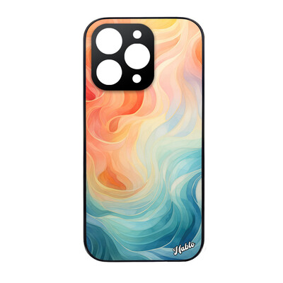 Kryt na iPhone "Barevné vlny"