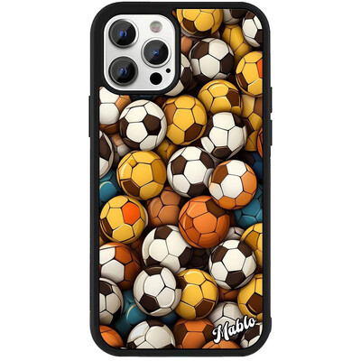 Kryt na iPhone "Fotbalové míče"