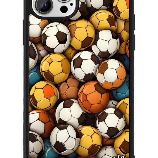 Kryt na iPhone "Fotbalové míče"