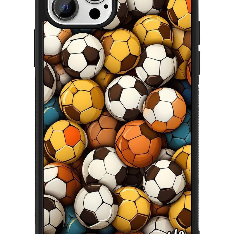 Kryt na iPhone "Fotbalové míče"
