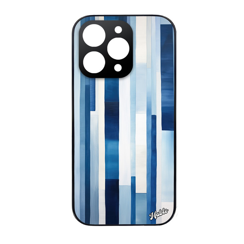 Kryt na iPhone "Modré pruhy"