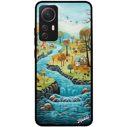 Kryt na Xiaomi "Řeka naivní umění"