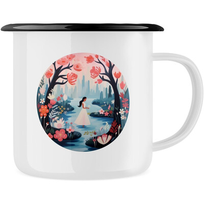 Plecháček "Květinová víla s dlouhými vlasy"