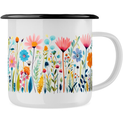 Plecháček "Květiny jako malované"