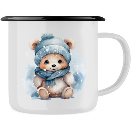 Plecháček "Medvídek v čepici"