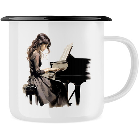 Plecháček "Pianistka"