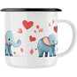Plecháček "Sloni a srdíčka"