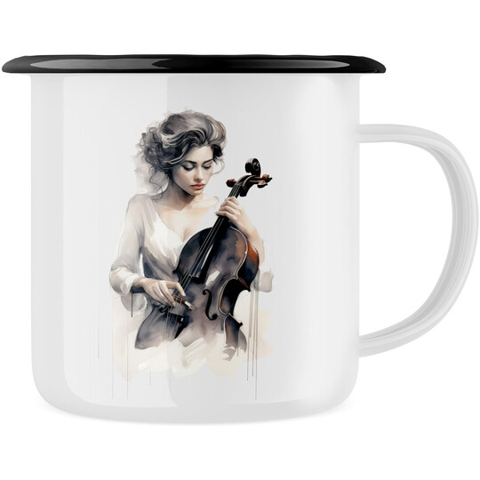 Plecháček "Žena s violou"