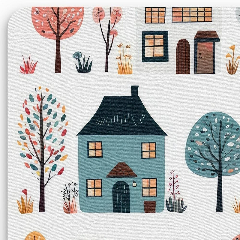 Podložka pod myš "Domky"