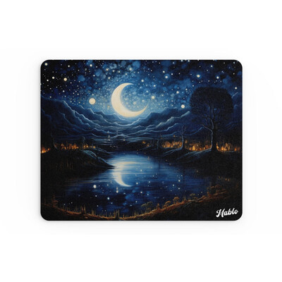 Podložka pod myš "Měsíc nad jezerem"