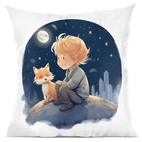 Polštář "Kluk a liška"