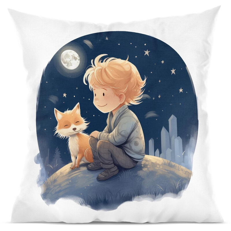 Polštář "Kluk a liška"