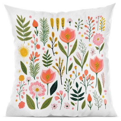 Polštář "Retro květiny"