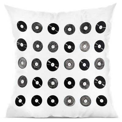 Polštář "Vinylové desky"