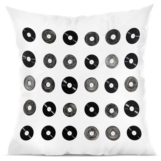 Polštář "Vinylové desky"