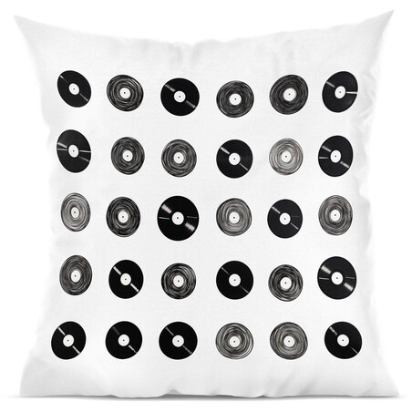 Polštář "Vinylové desky"