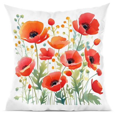 Polštář "Vlčí máky"