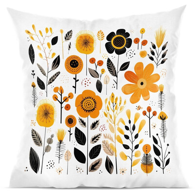 Polštář "Žluté kvítí"