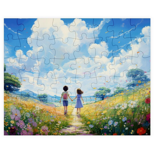 Puzzle "Mladá láska"