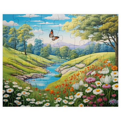 Puzzle "Nádherná krajina"