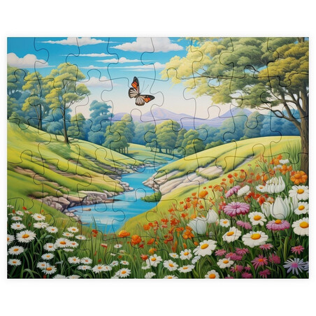 Puzzle "Nádherná krajina"