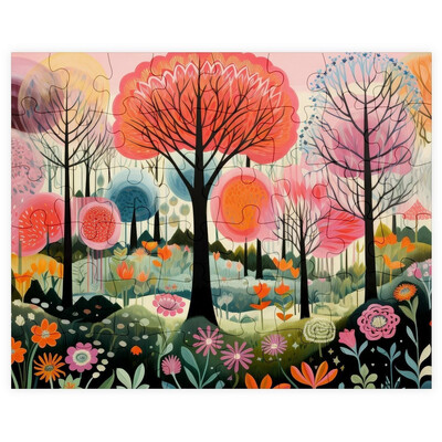 Puzzle "Naivní umění"