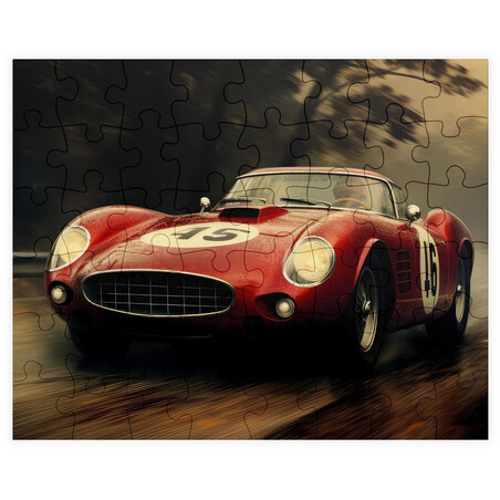 Puzzle "Rychlé auto"