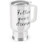 Termohrnek s uchem "Follow your dreams"