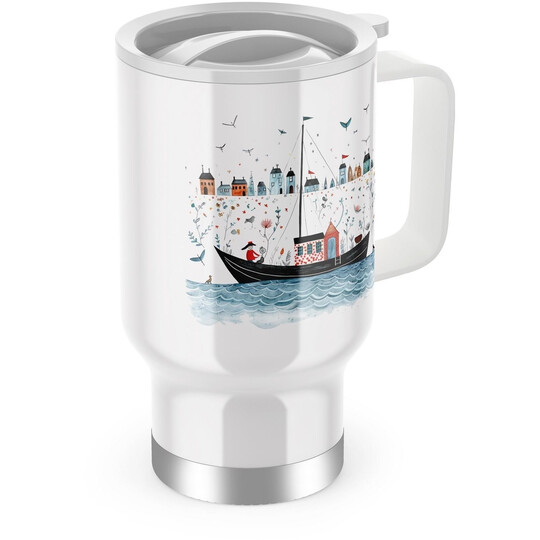 Termohrnek s uchem "Plachetnice"