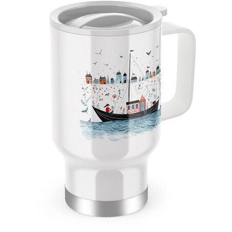 Termohrnek s uchem "Plachetnice"