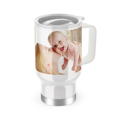 Termohrnek s uchem s vlastní fotografií