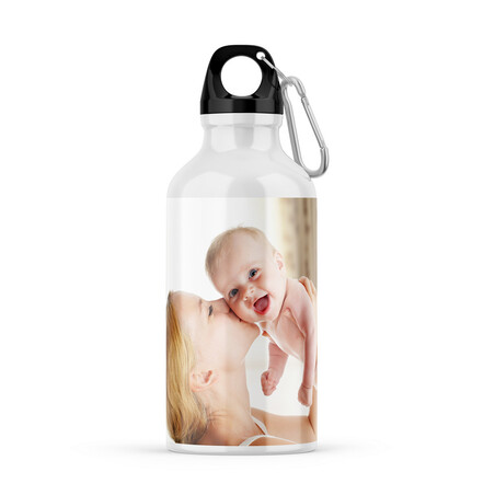 Turistická lahev s uzávěrem s vlastní fotografií