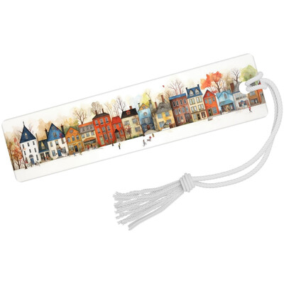 Záložka do knihy "Městečko - naivní umění"