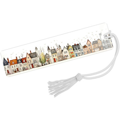 Záložka do knihy "Městečko - naivní umění"