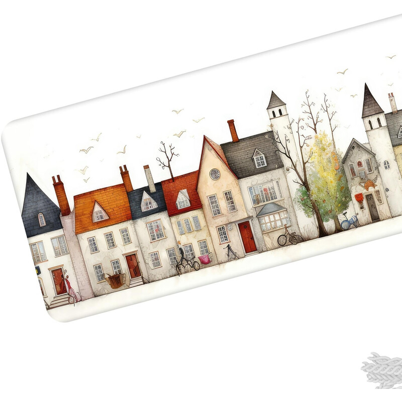 Záložka do knihy "Městečko - naivní umění"