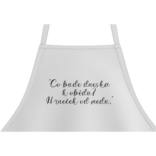 Zástěra "Co bude dneska k obědu"